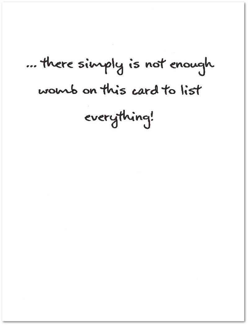 Nerdy Words Funny Mother's Day Science Card (4.25" X 5.5") by Nerdy Words - Image 2